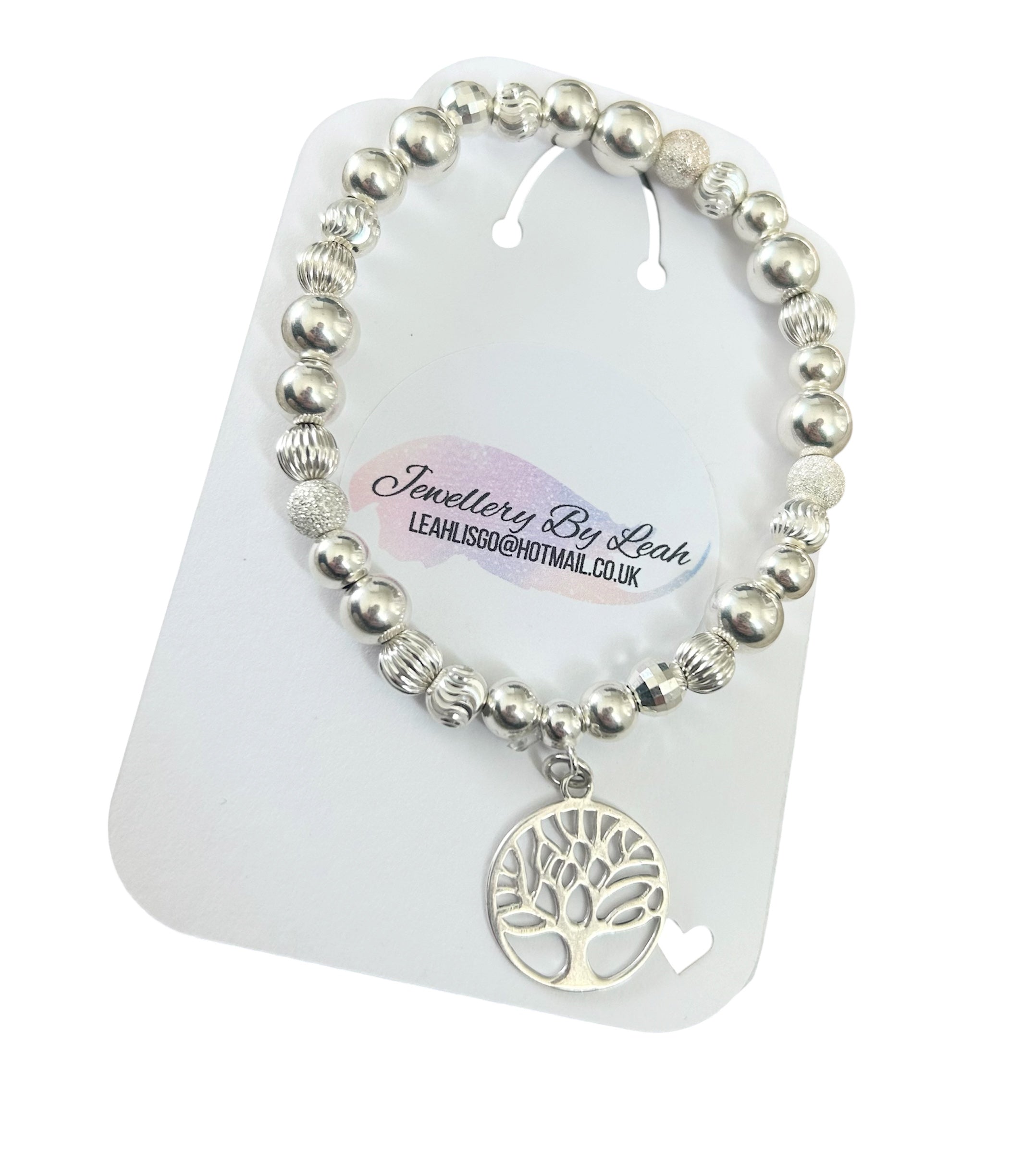 Sterling Silver Chunky Tree of Life Bracelet