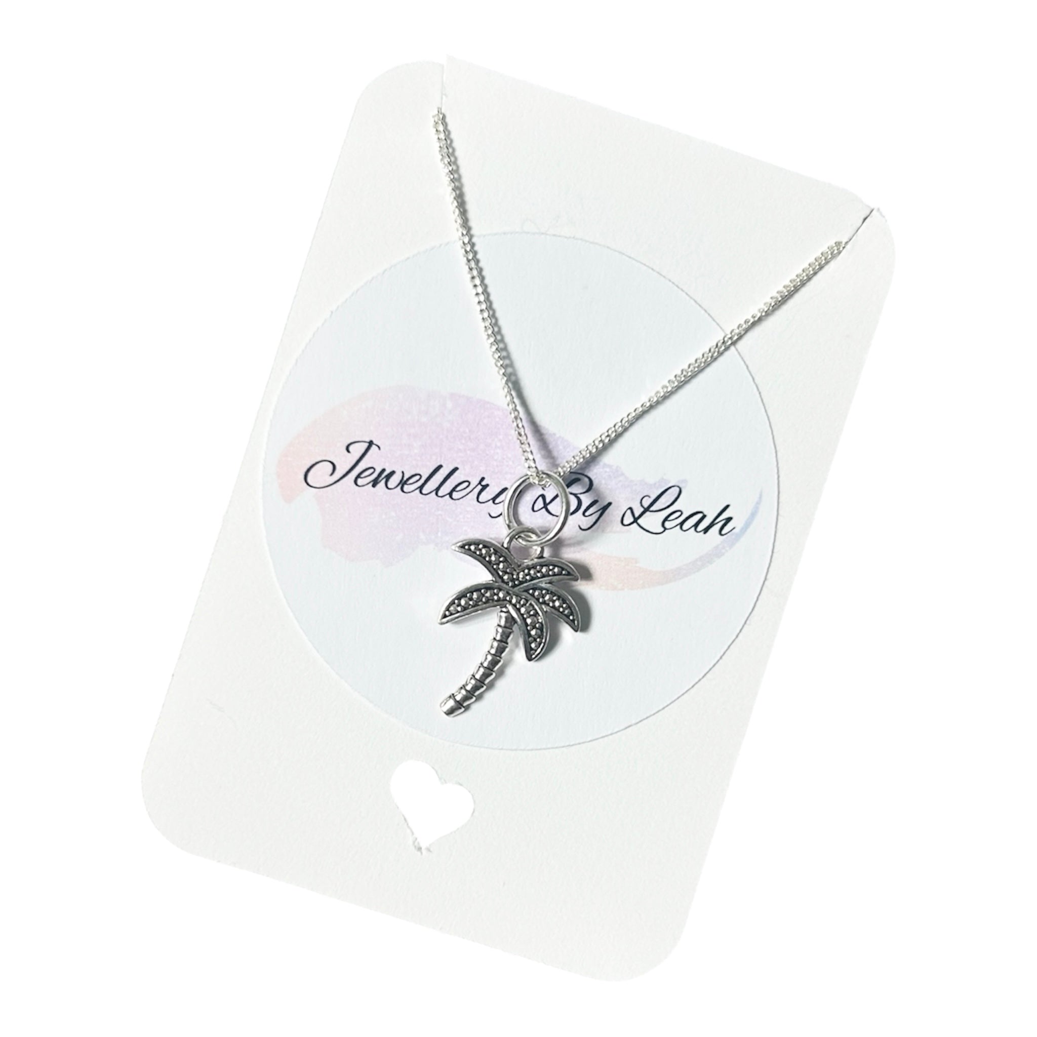 Sterling Silver Palm Tree Necklace
