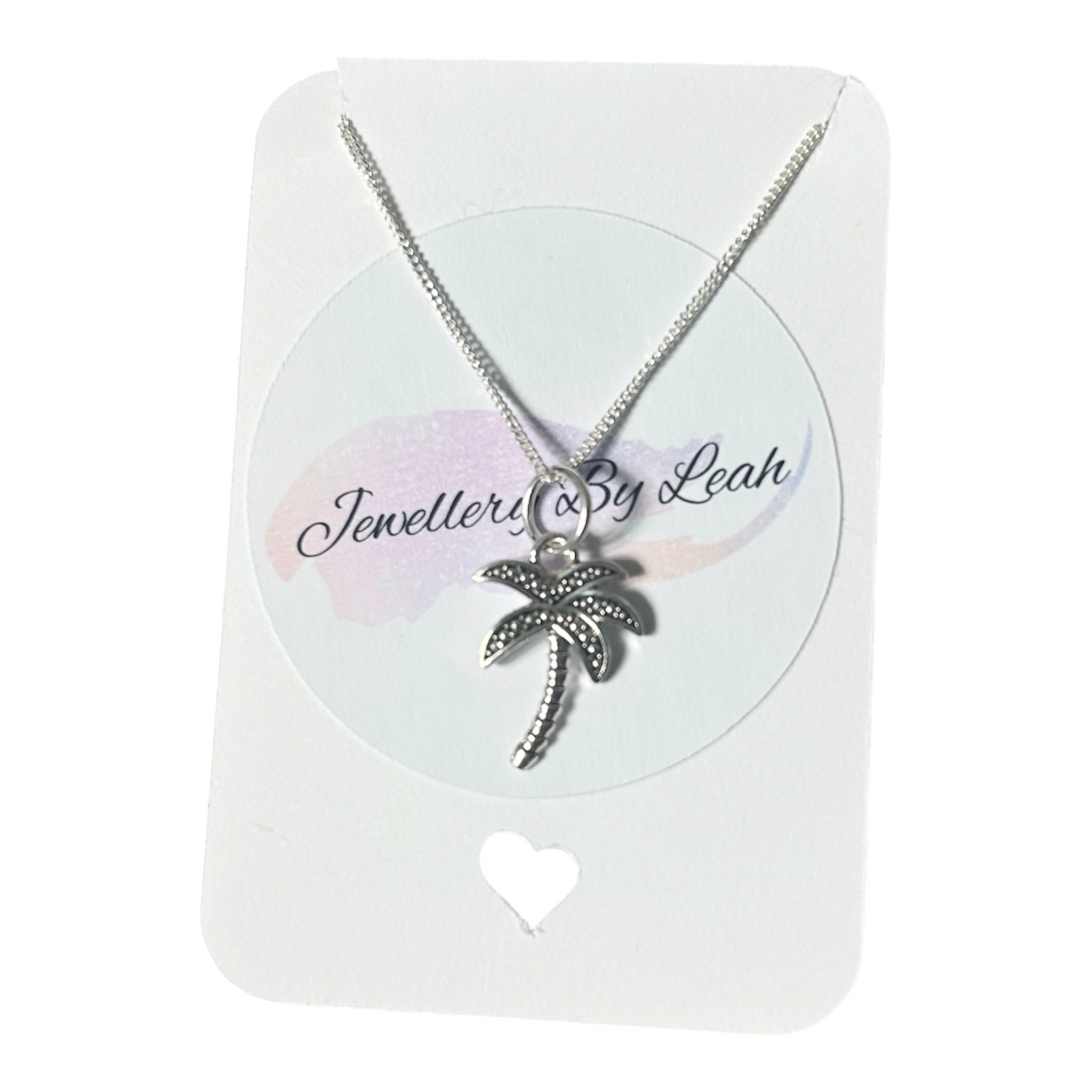 Sterling Silver Palm Tree Necklace