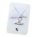 Sterling Silver T-Bar Necklace, Gift, Keepsake