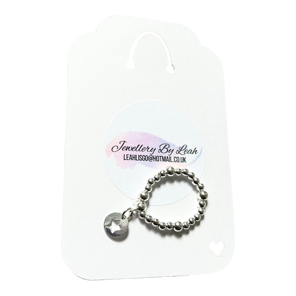 Sterling Silver Beaded Ring
