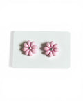 Polymer Clay Daisy Stud Earrings, Lightweight Flower Studs
