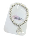 Sterling Silver Chunky Tree of Life Bracelet