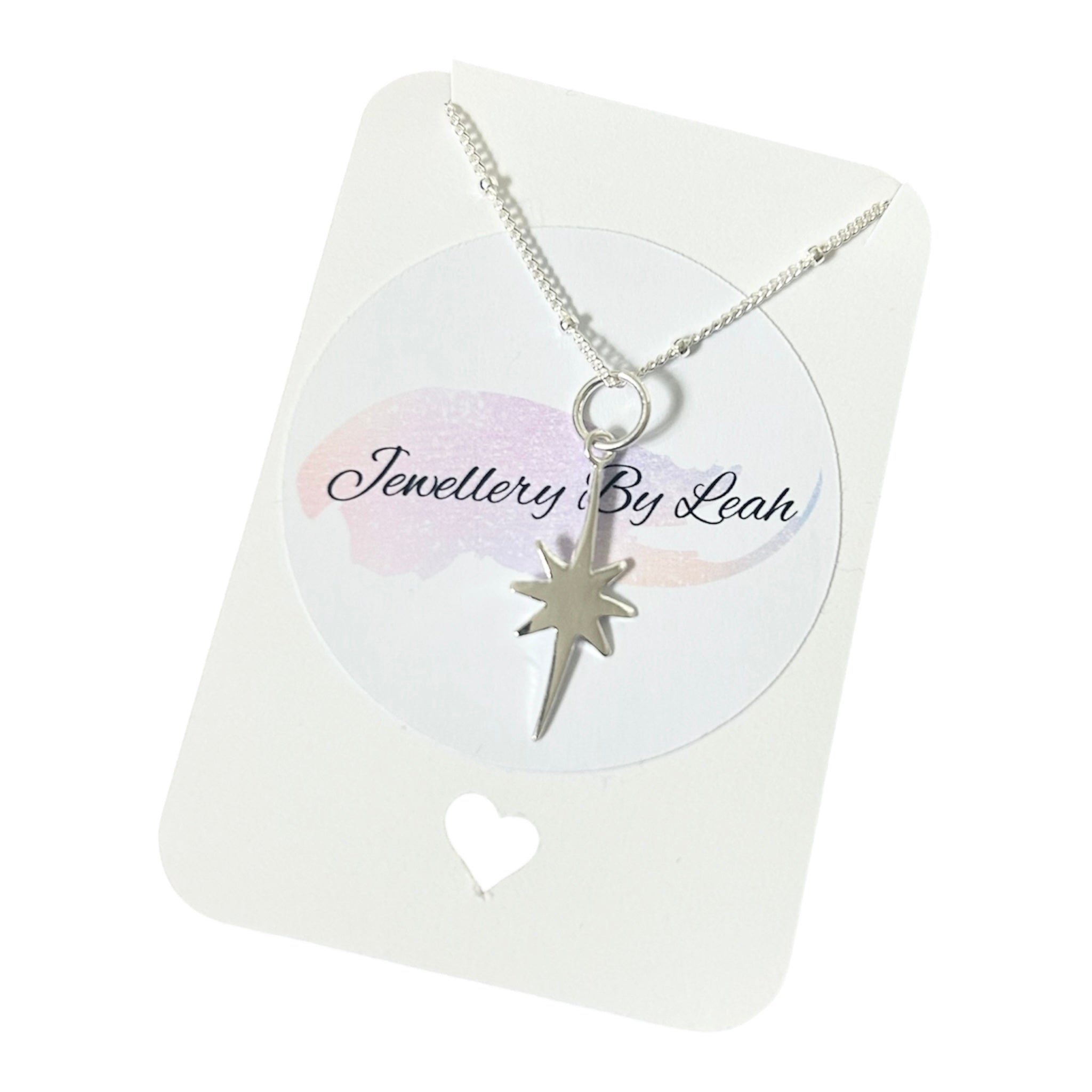 Sterling Silver Celestial Star Necklace, Gift, Keepsake