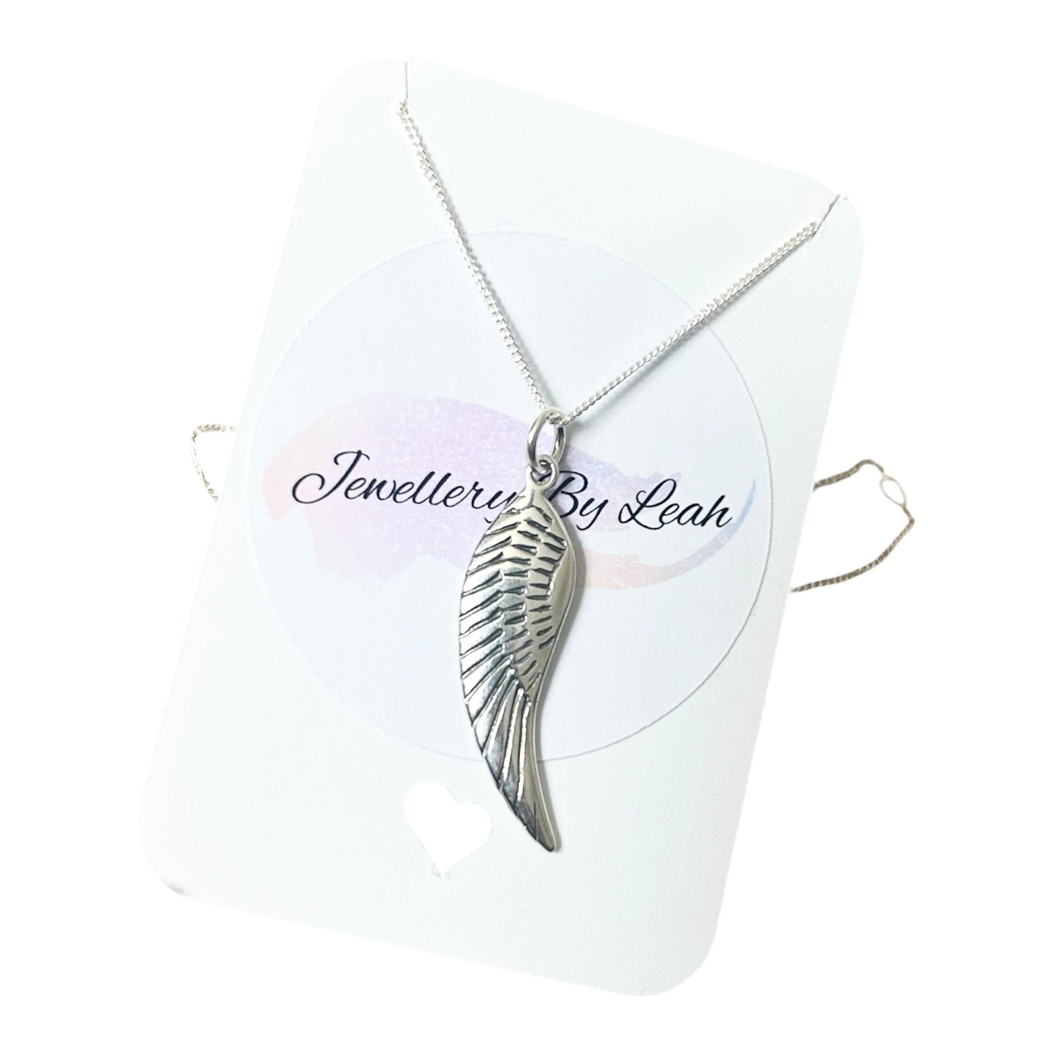 Sterling Silver Angel Wing Necklace